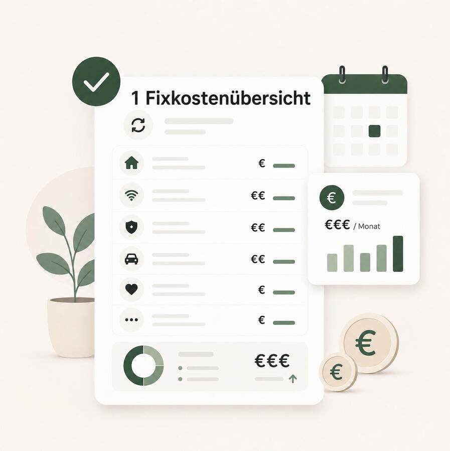 1 Fixkostenübersicht 1 Fixkostenübersicht